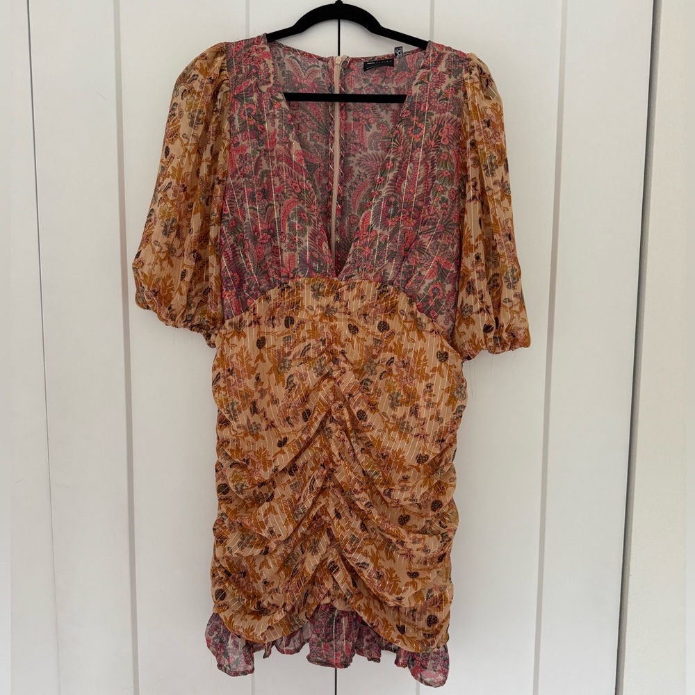 ASOS Floral Puff Sleeve Dress